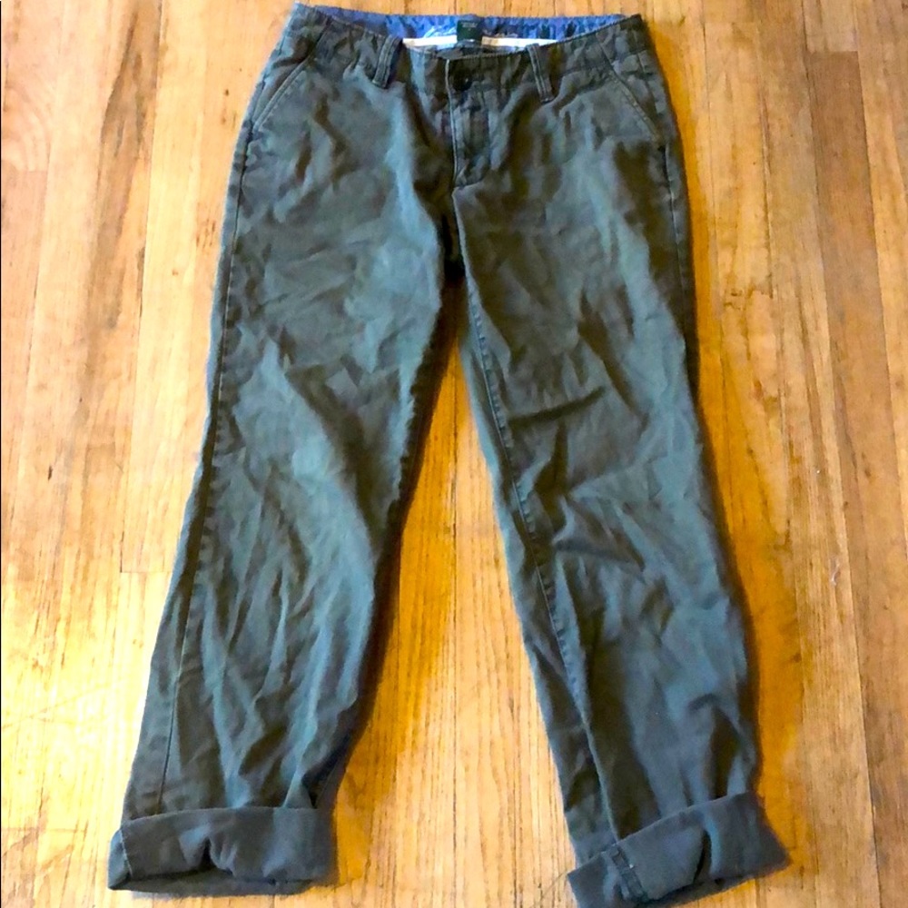 Green Eddie Bauer Chino Style Pants